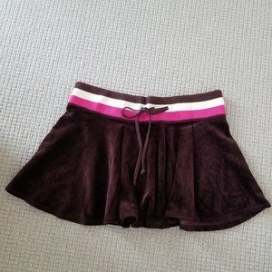 Authentic Juicy Couture Velvet Skirt - New w Tag